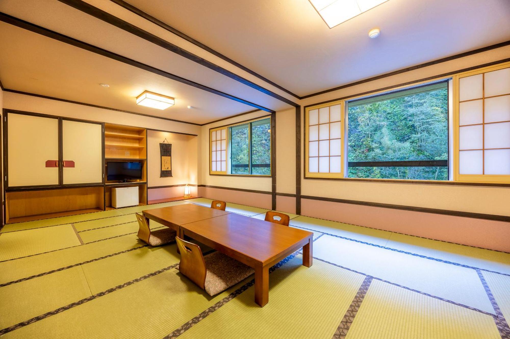 Shikishimaso Hotel Higashikawa Buitenkant foto